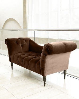 chocolate chaise lounge