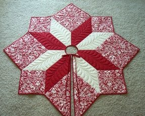 Christmas Tree Skirt Quilt Pattern Free Christmas Tree Skirt Quilt Pattern Free