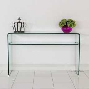 Clear Glass Console Table Ideas On Foter
