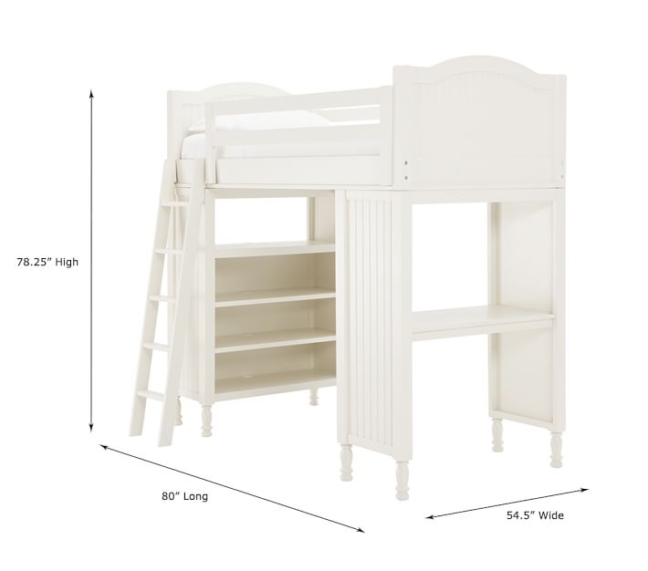 pottery barn loft bed for sale
