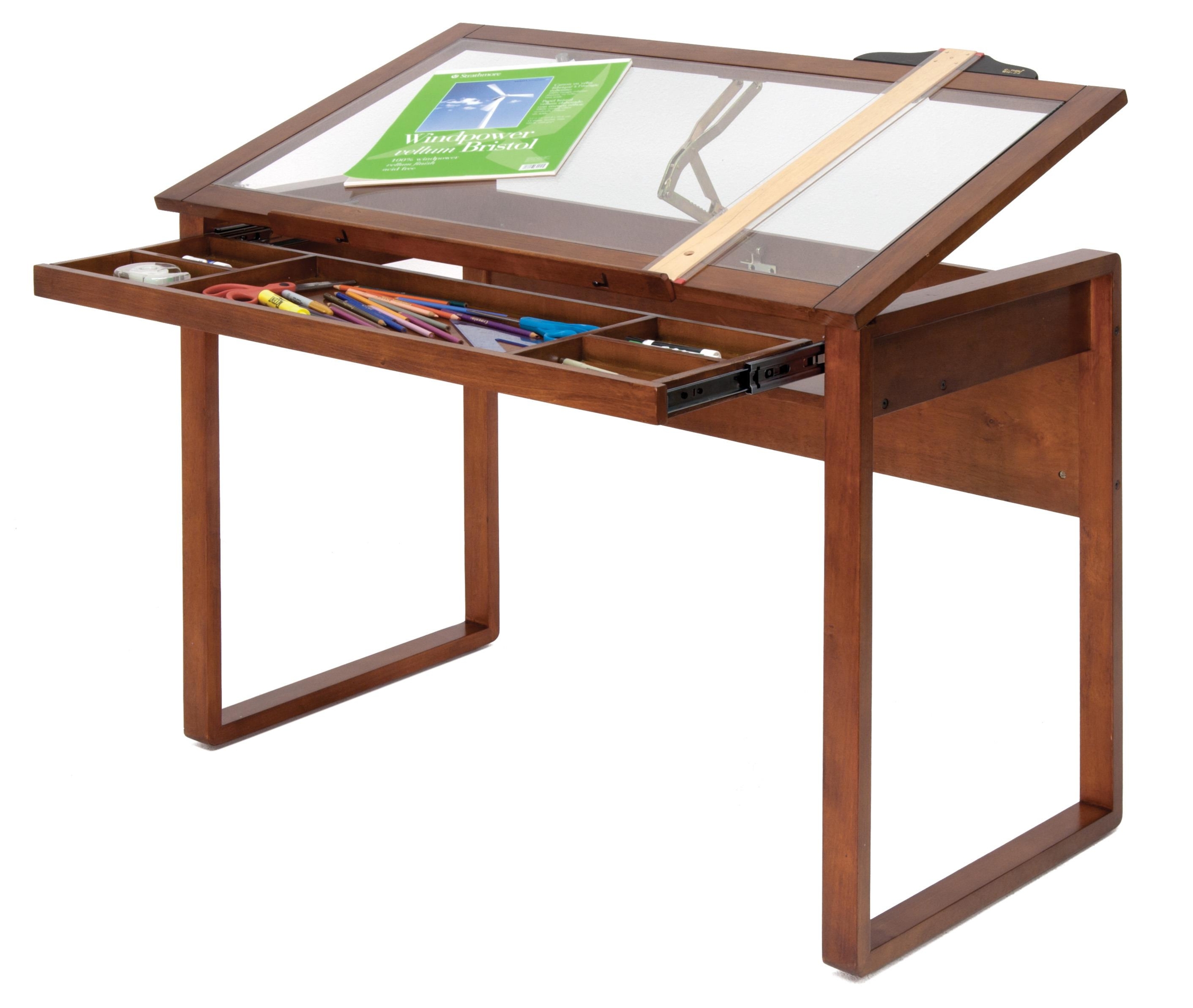 Drafting table with drawers 5
