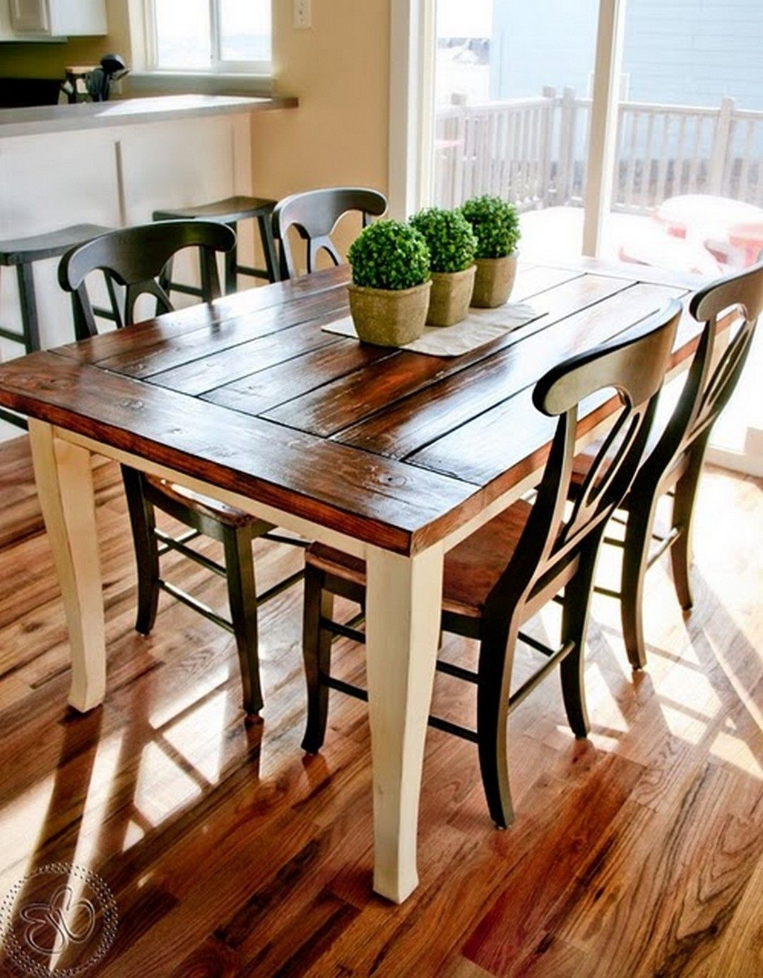 farmhouse style table and chairs        <h3 class=