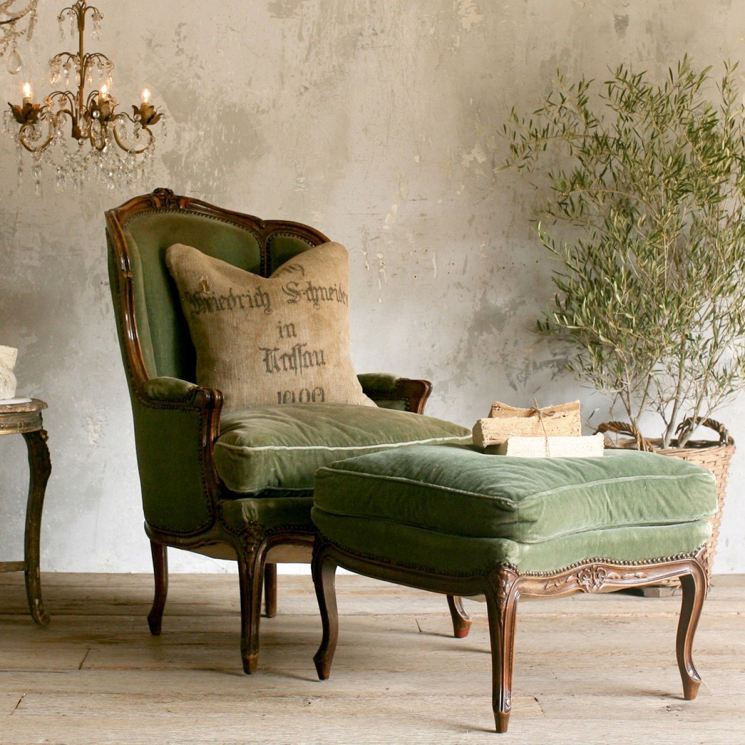 Green Velvet Chair - Ideas on Foter