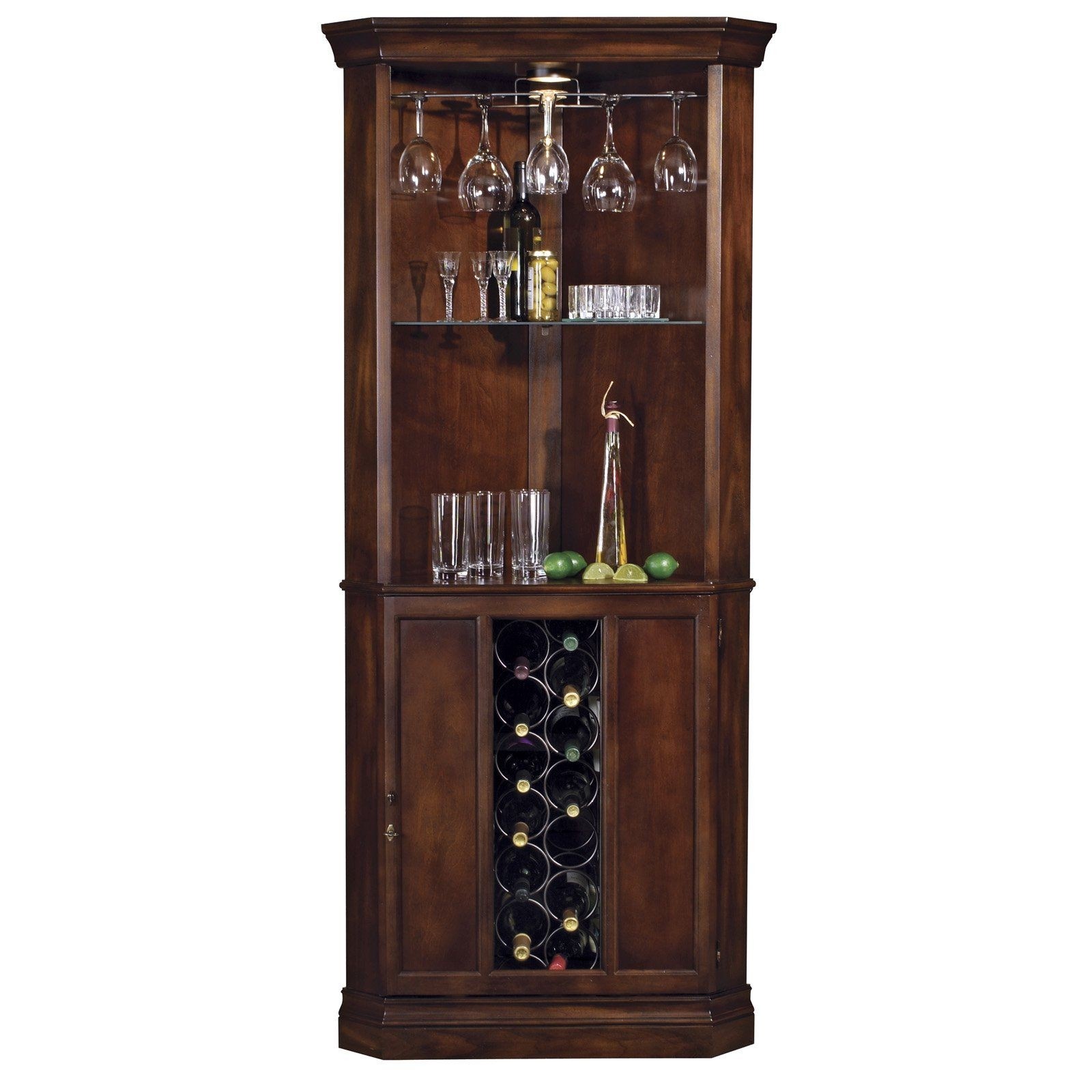 Howard Miller 690-000 Piedmont Corner Wine Cabinet