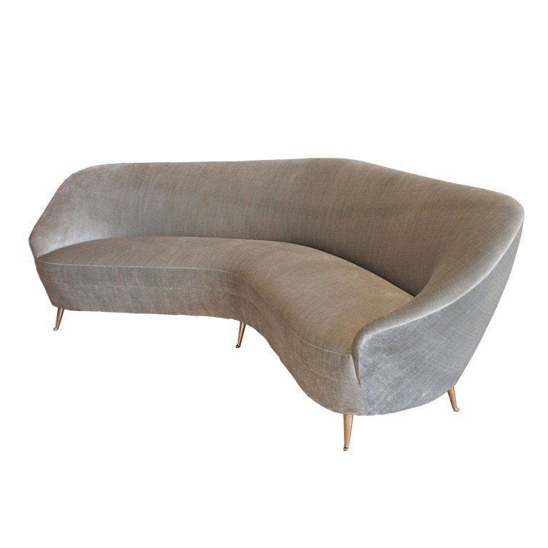 Italian curved sofa
