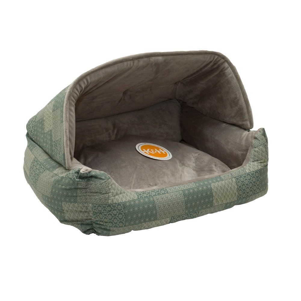 K h lounge sleeper hooded pet bed 20 inch by
