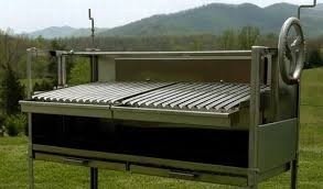 Large charcoal barbecue grills 1