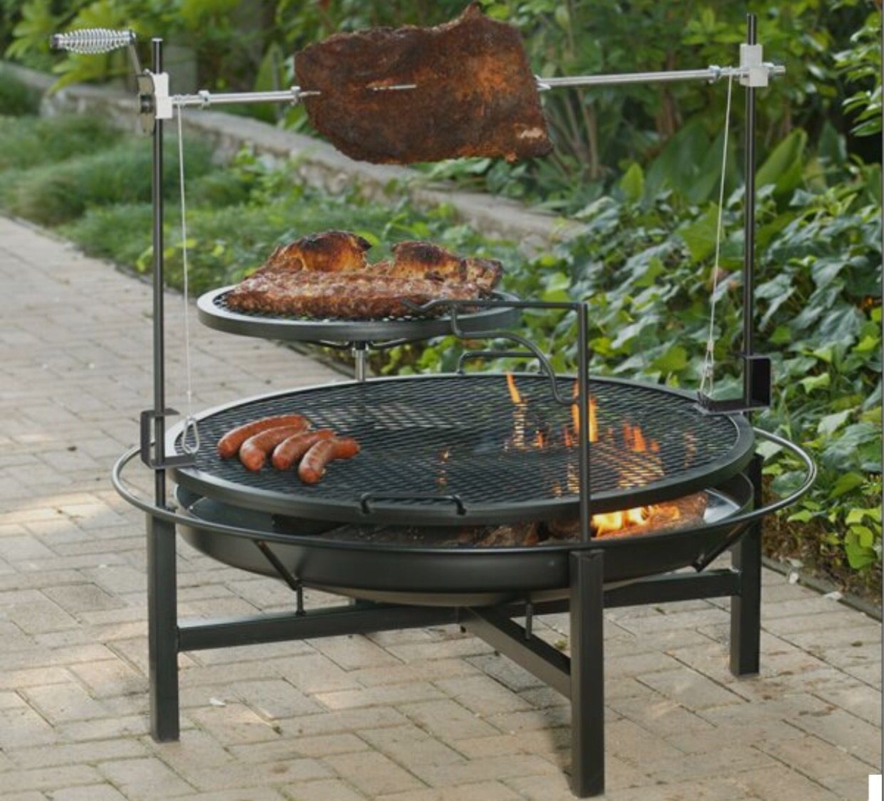 Large charcoal grills