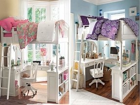 Loft Bed Desk Dresser Foter Loft Bed Desk Dresser 3
