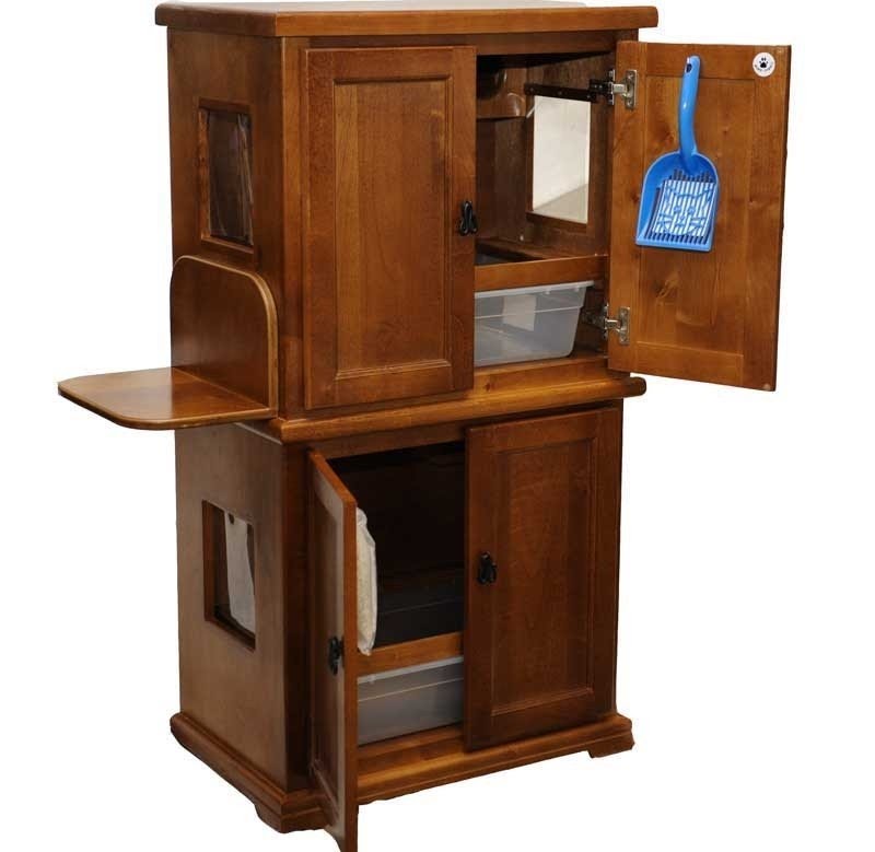 Furniture Cat Litter Box Cabinet Ideas On Foter