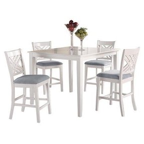 White Pub Table Set / Coaster Addison 102238 102239 White Wood Pub Table Set In ... : Shop our best selection of counter height dining tables to reflect your style and inspire your home.