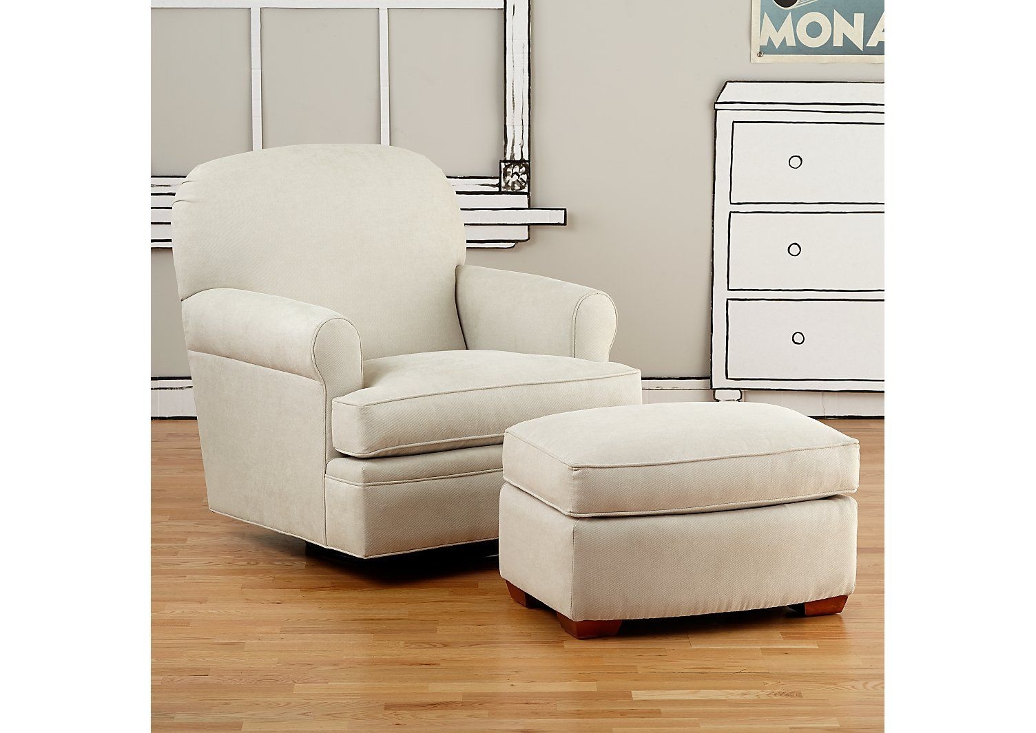 Swivel Glider Rocker Chair With Ottoman - Ideas on Foter