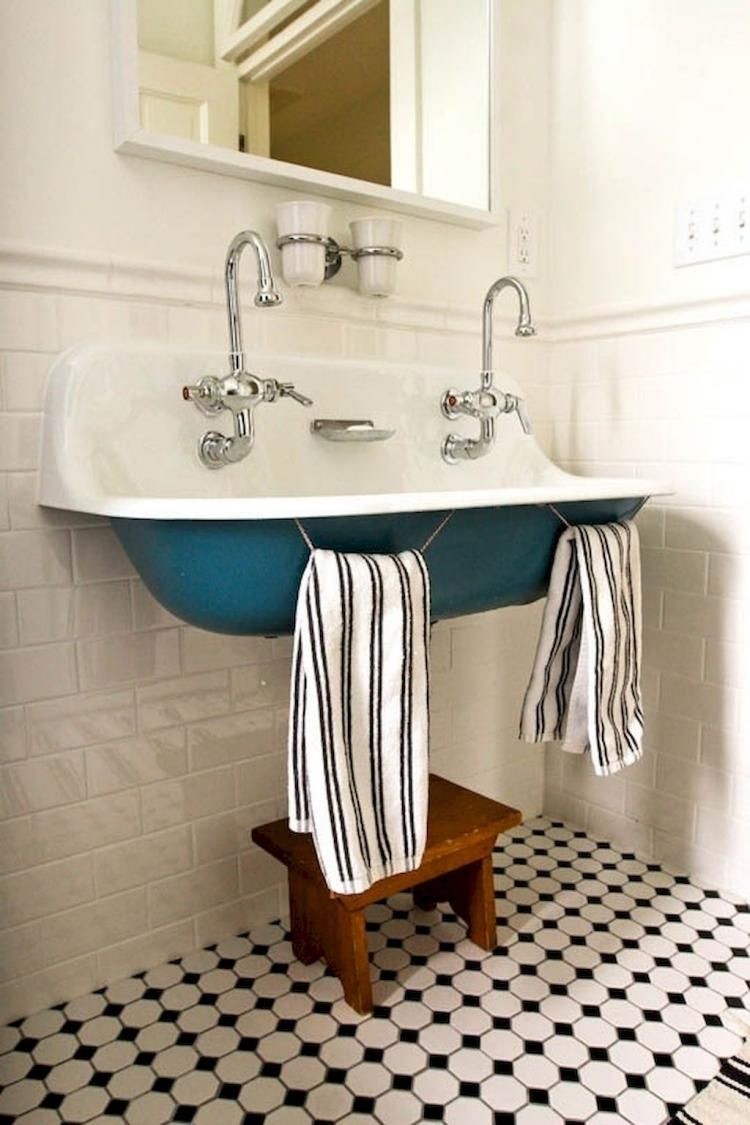 vintage style wall mount bathroom sink