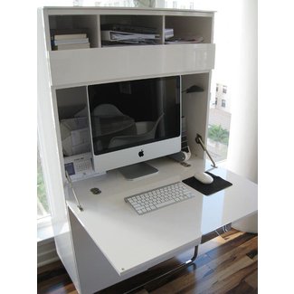Home Styles Arts And Crafts Pedestal Computer Desk And Hutch