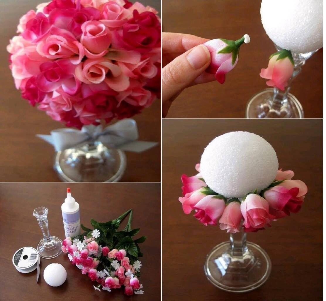 Silk flower centerpieces for tables 1