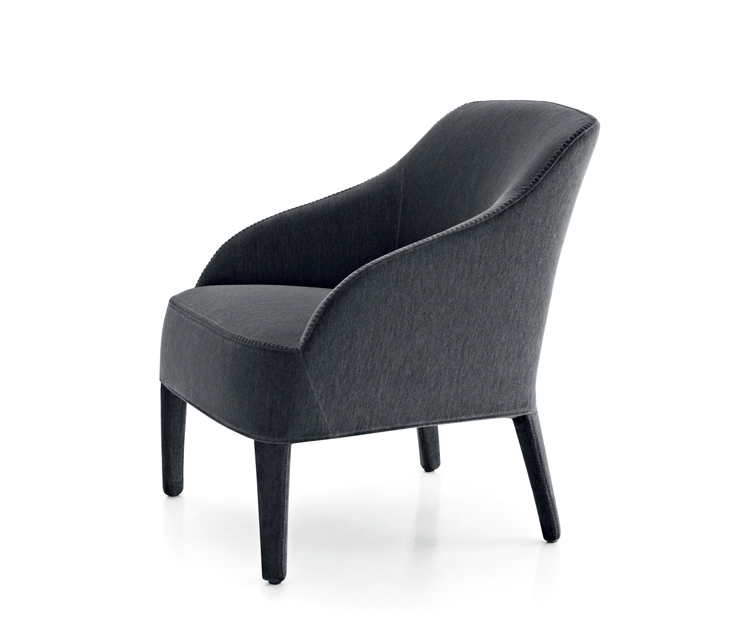 small upholstered armchair