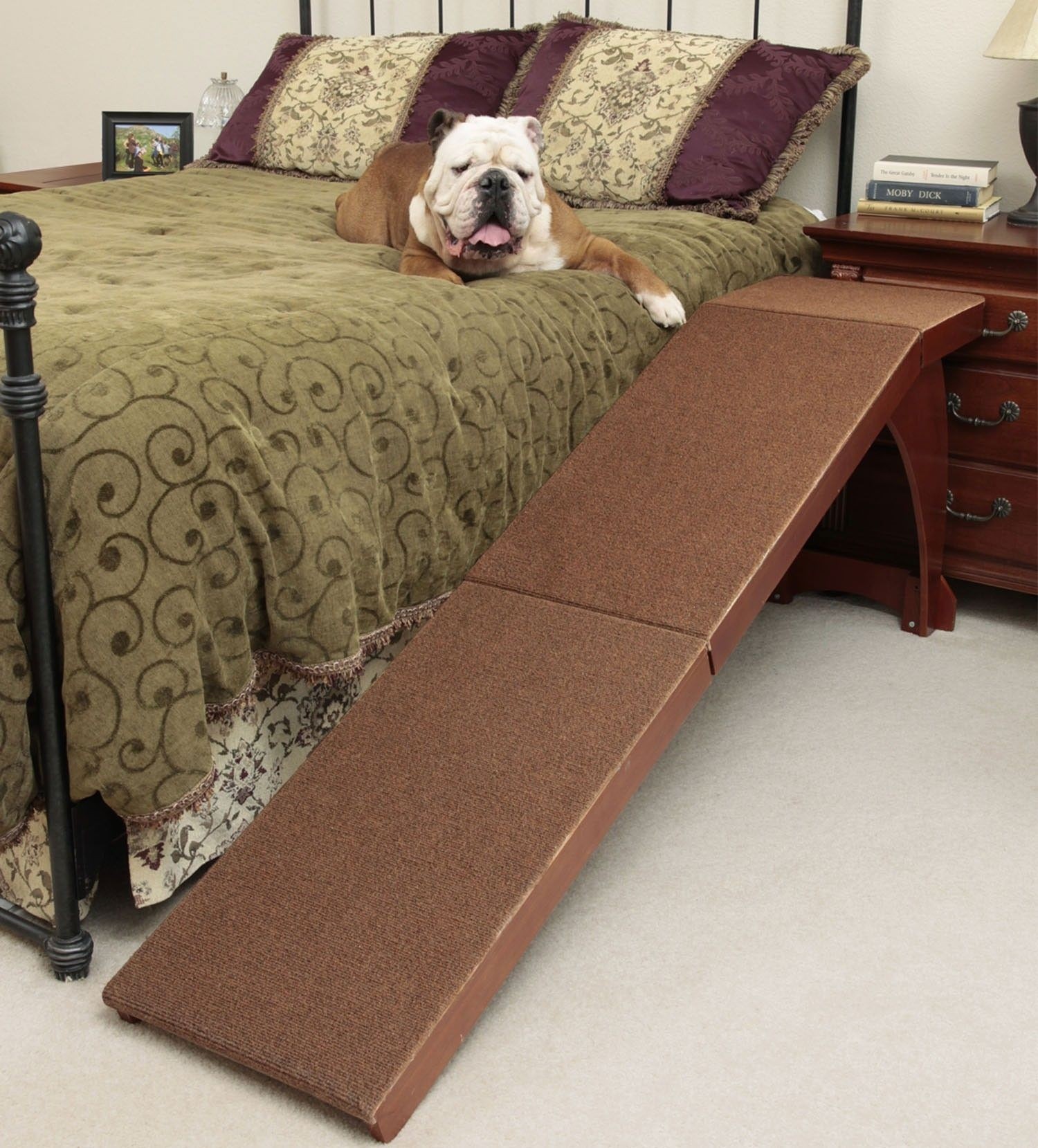 Solvit wood store bedside pet ramp