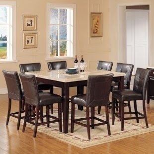 Square dining room table seats 8 3