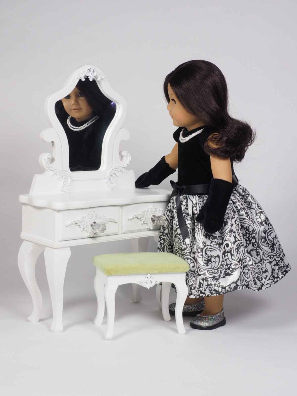 american girl vanity set