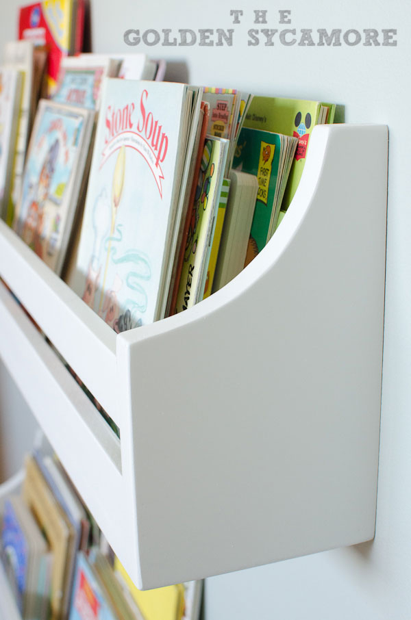 kids book shelves wall