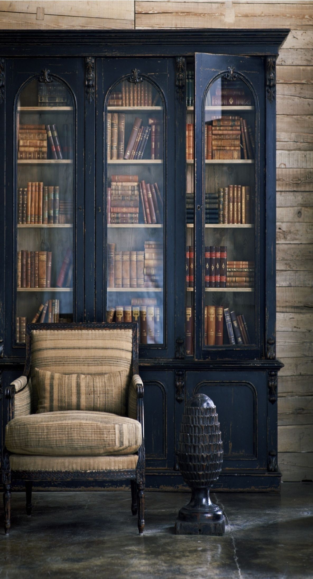 Contemporary Bookcase With Doors