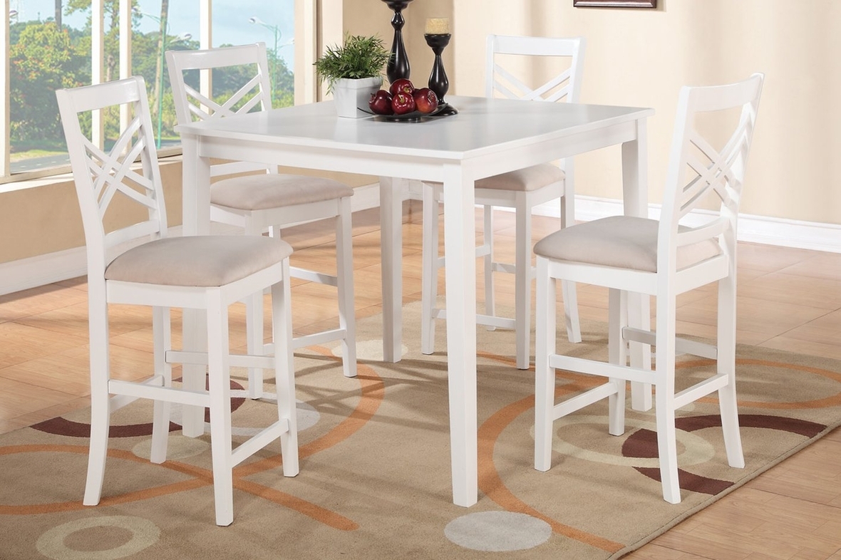 White Pub Table And Chairs Foter