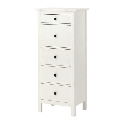 White solid wood dresser 1