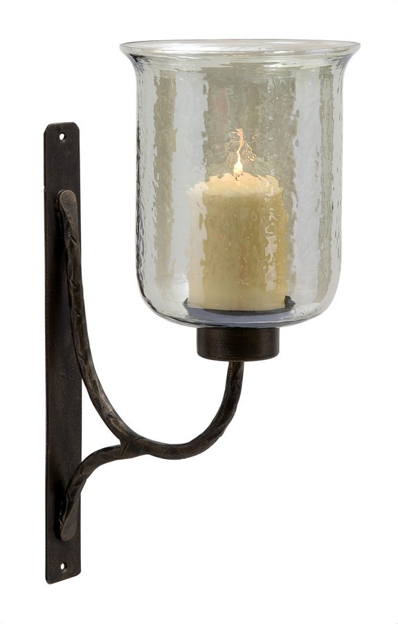 Wrought iron candle