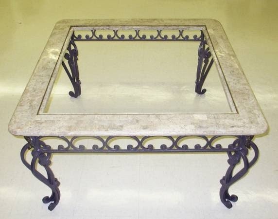 Wrought iron coffee tables for sale