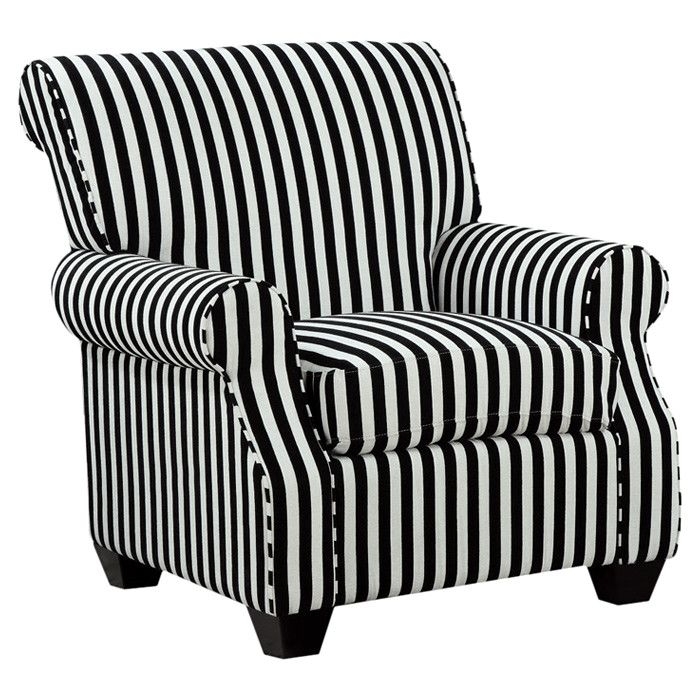 A touch of stripe marlon arm chair