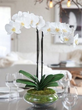 Fake Flowers In Vase - Foter