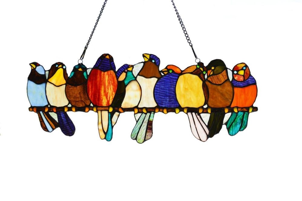 Birds On A Wire Stained Glass - Ideas on Foter