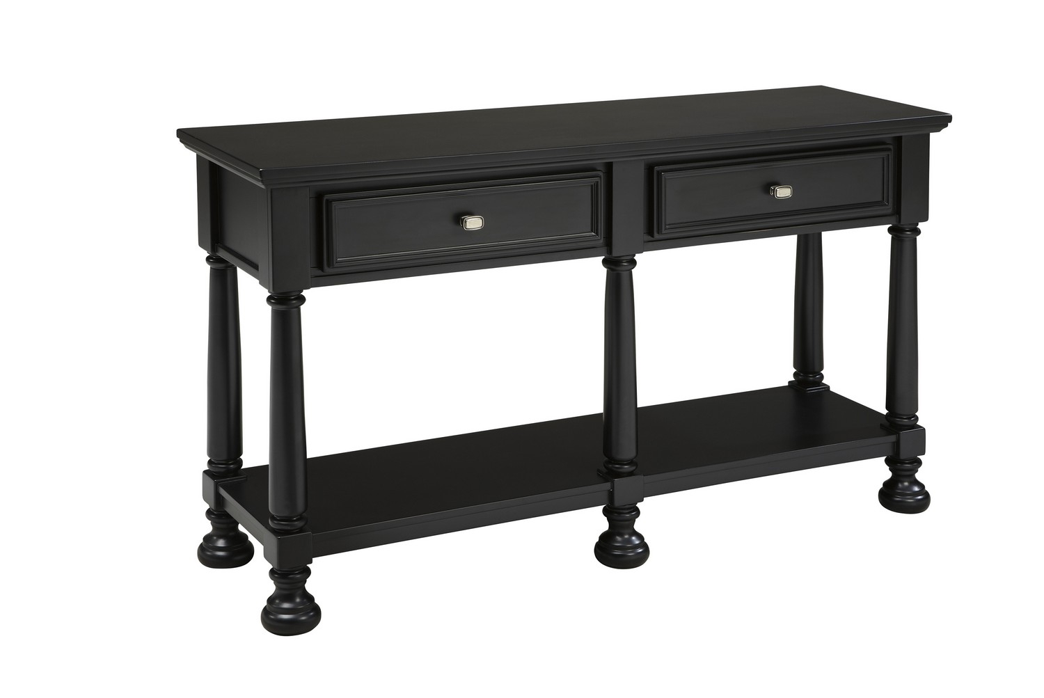 long black sofa table