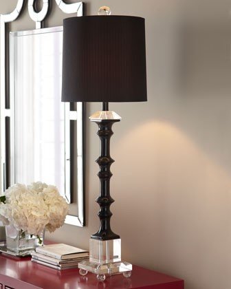 Buffet lamps with black shades 30