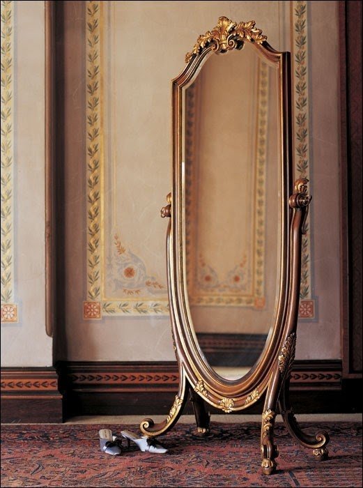 Cheval floor mirror