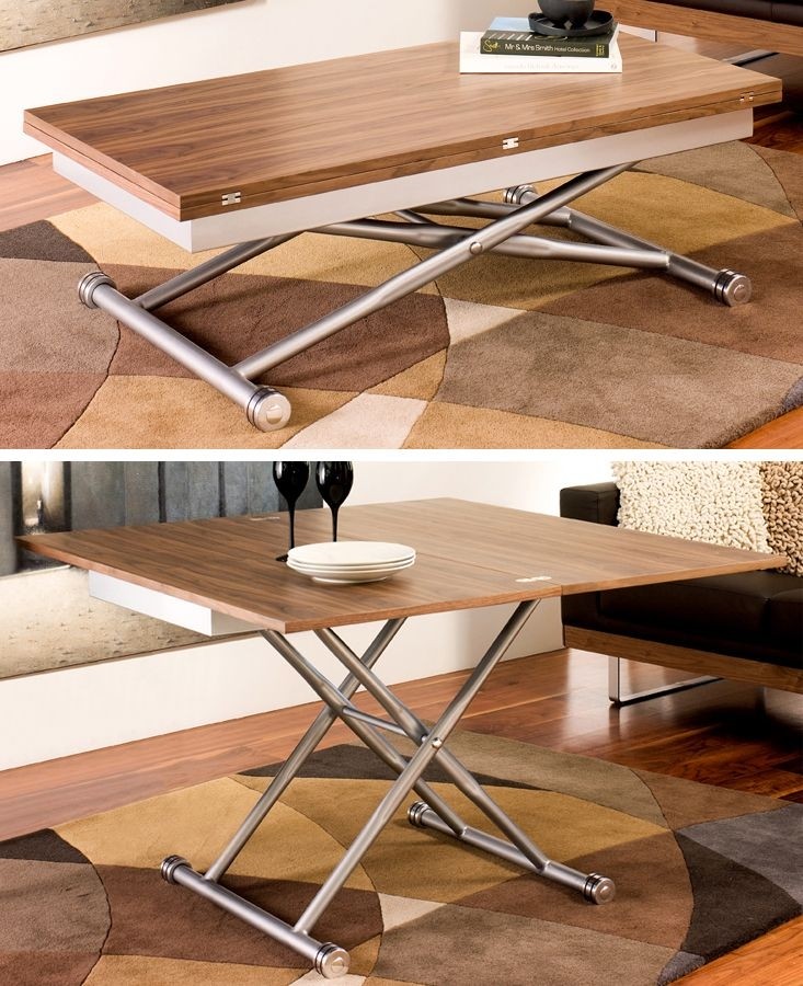 50 Incredible Adjustable Height Coffee Table Converts To Dining Table Ideas On Foter