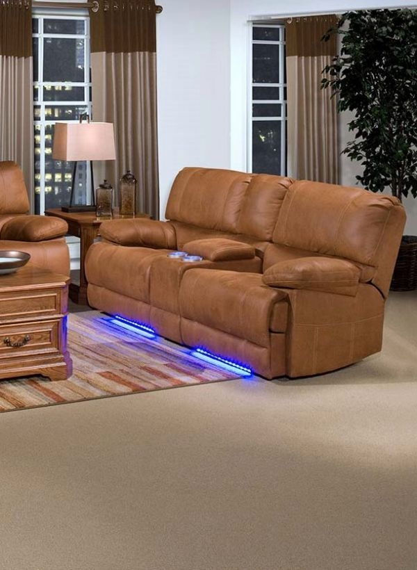 Couch with cup holders