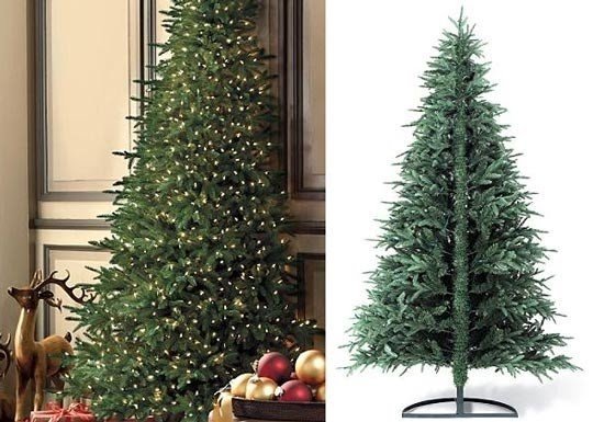 Flat wall christmas tree