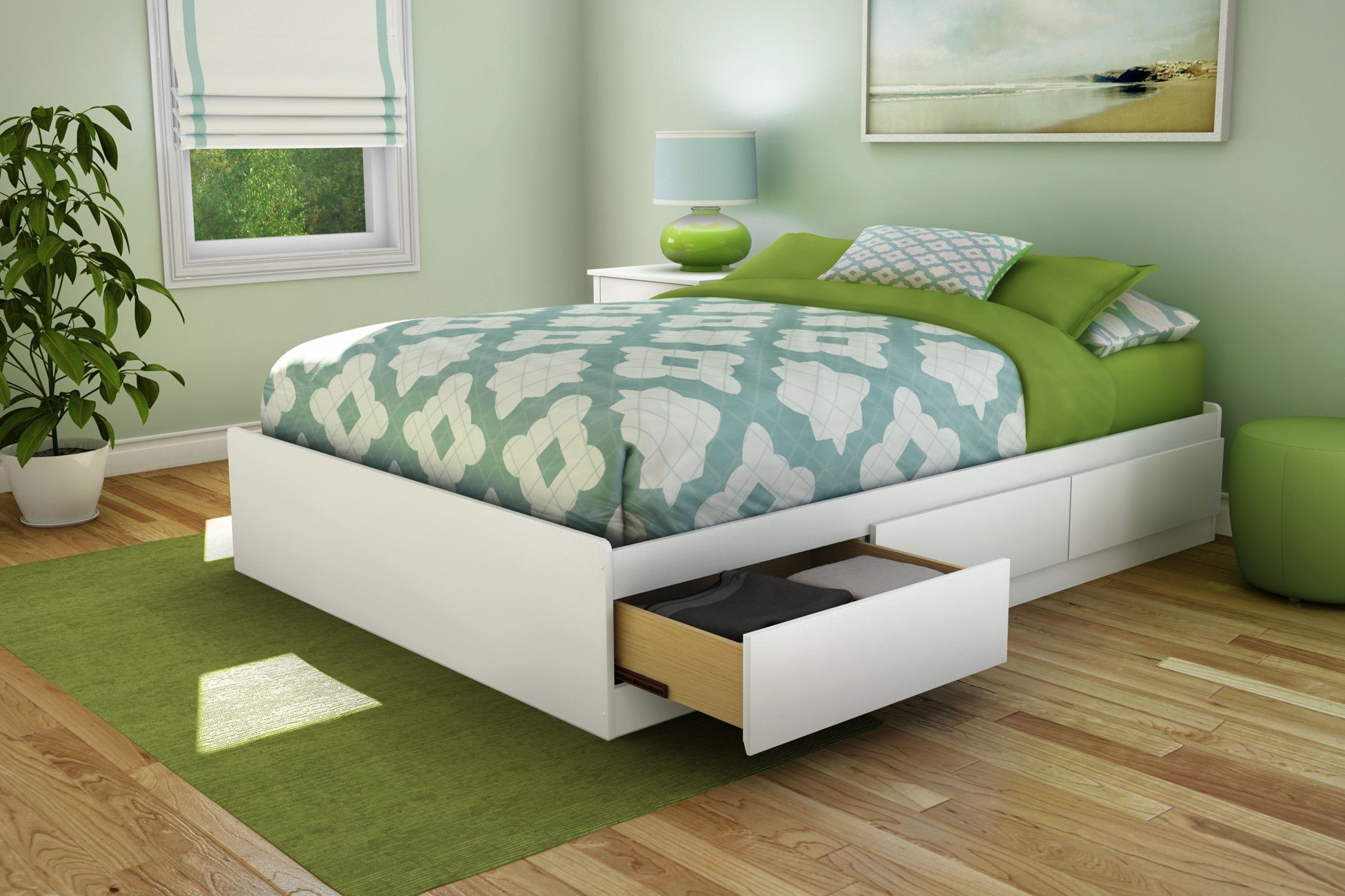 cyber monday full size mattress platform bed