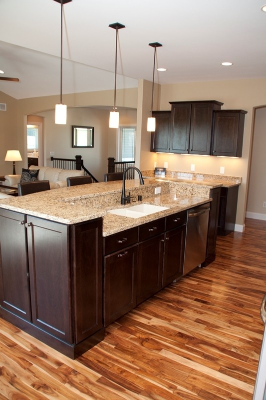 Kitchen Island With Granite Top And Breakfast Bar - Foter