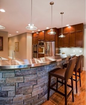 Kitchen Island With Granite Top And Breakfast Bar - Foter