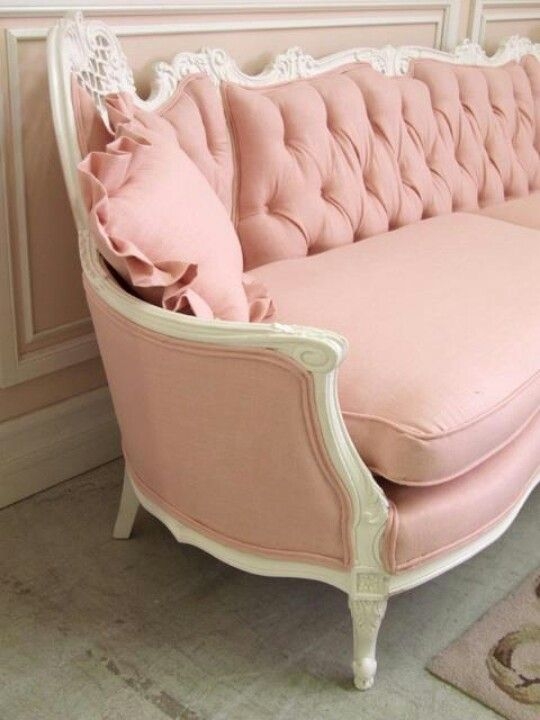Hot pink couches