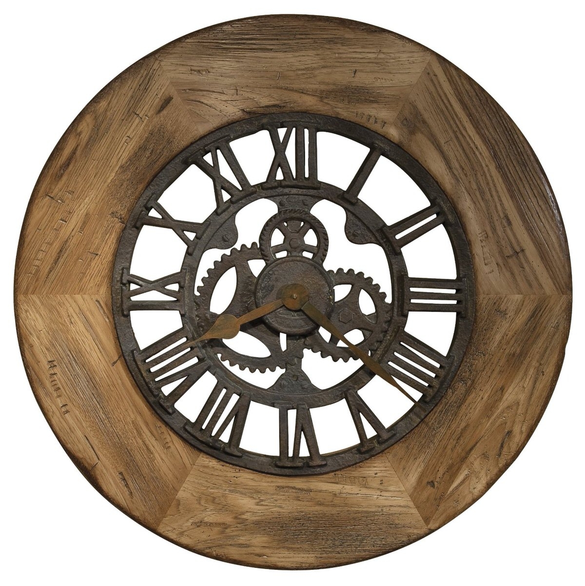 Howard Miller Oversize Georgian Wall Clock Wood Frame Rustic Wall Clocks