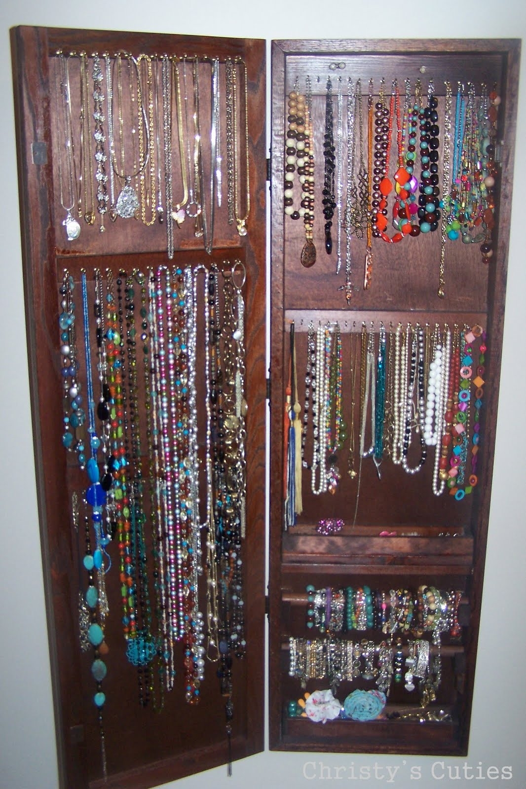 Wall Hanging Mirror Jewelry Box Ideas on Foter