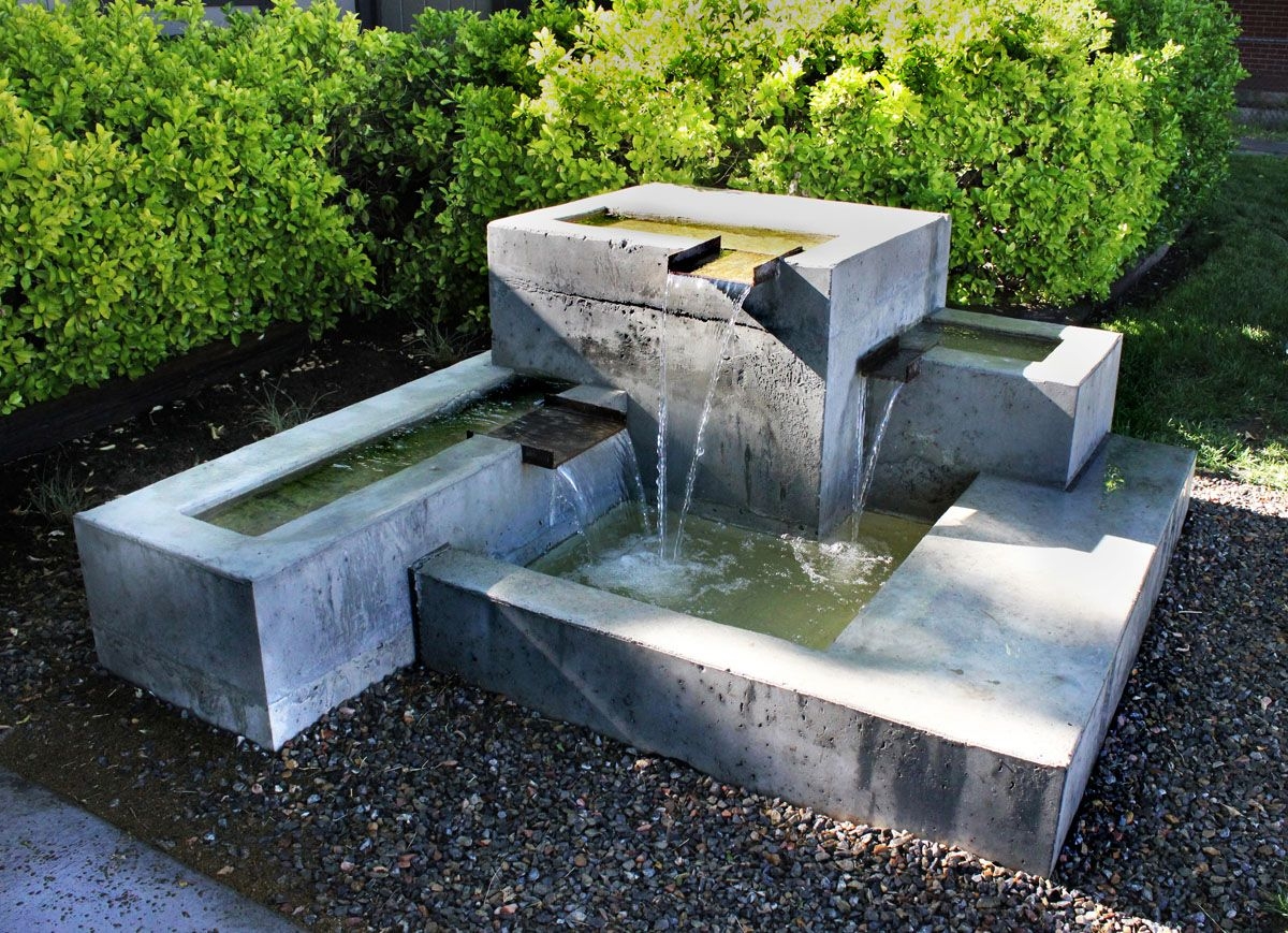Kingbird design llc concrete fountain
