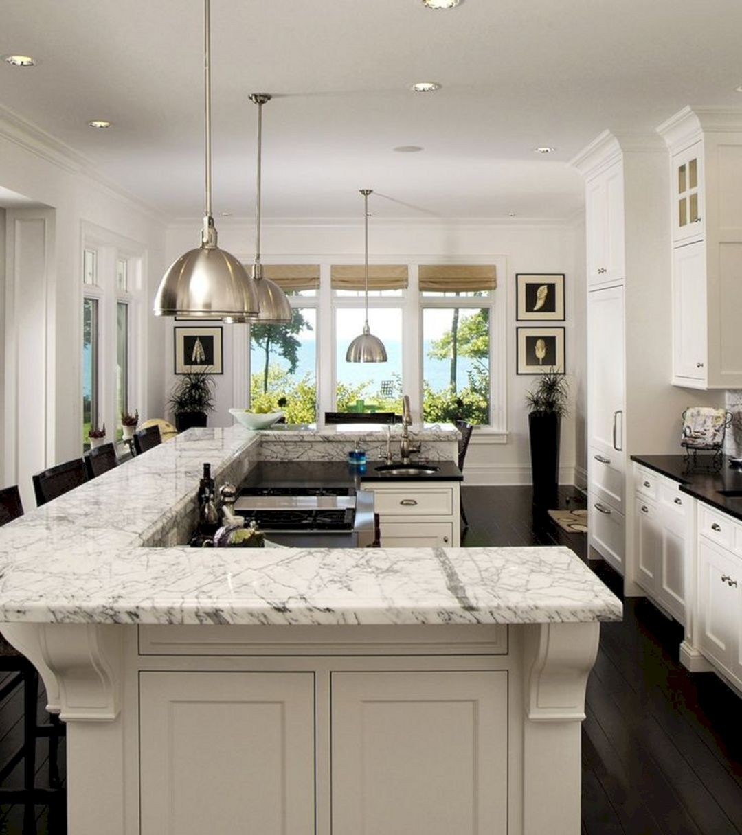 Granite Kitchen Islands With Breakfast Bar – Things In The Kitchen