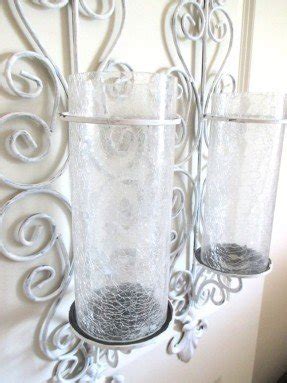 Large candle holders metal wall sconces