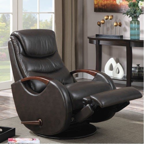leather glider chair