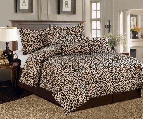 Leopard print bedding king size 1