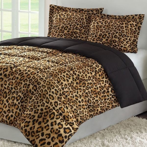 leopard bedding